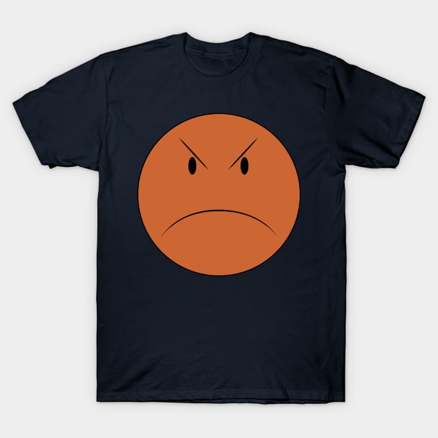 Angry Face T-Shirt by langstal